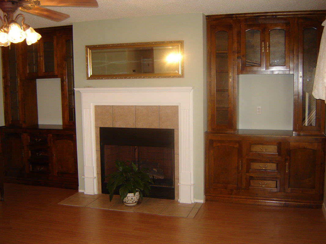 Maple custom Fireplace Wall