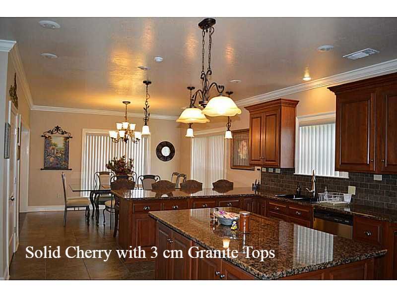 Solid Cherry Kitchen Cabinets Soild wood ,Granite counters,Custom 