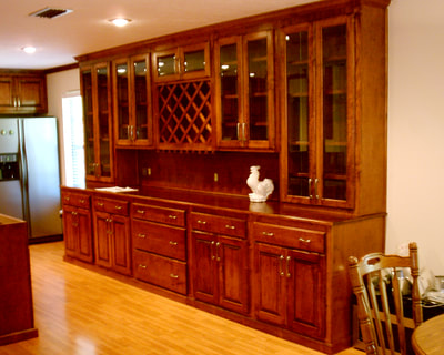 Maple wood China Cabinet