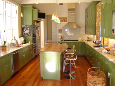 Painted Maple solid wood kitchen.full custom work.master craftsmanship